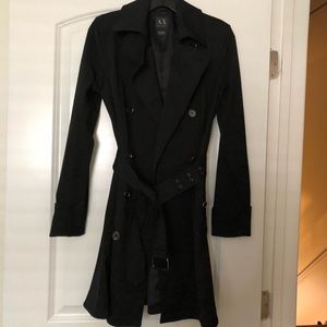 Armani Exchange mid length trench coat